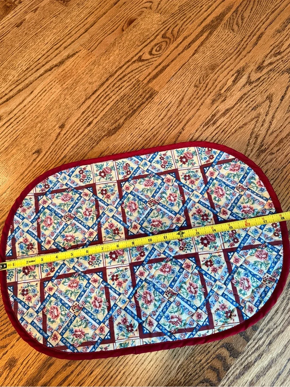 Vintage Quilted Placemats- set of 4